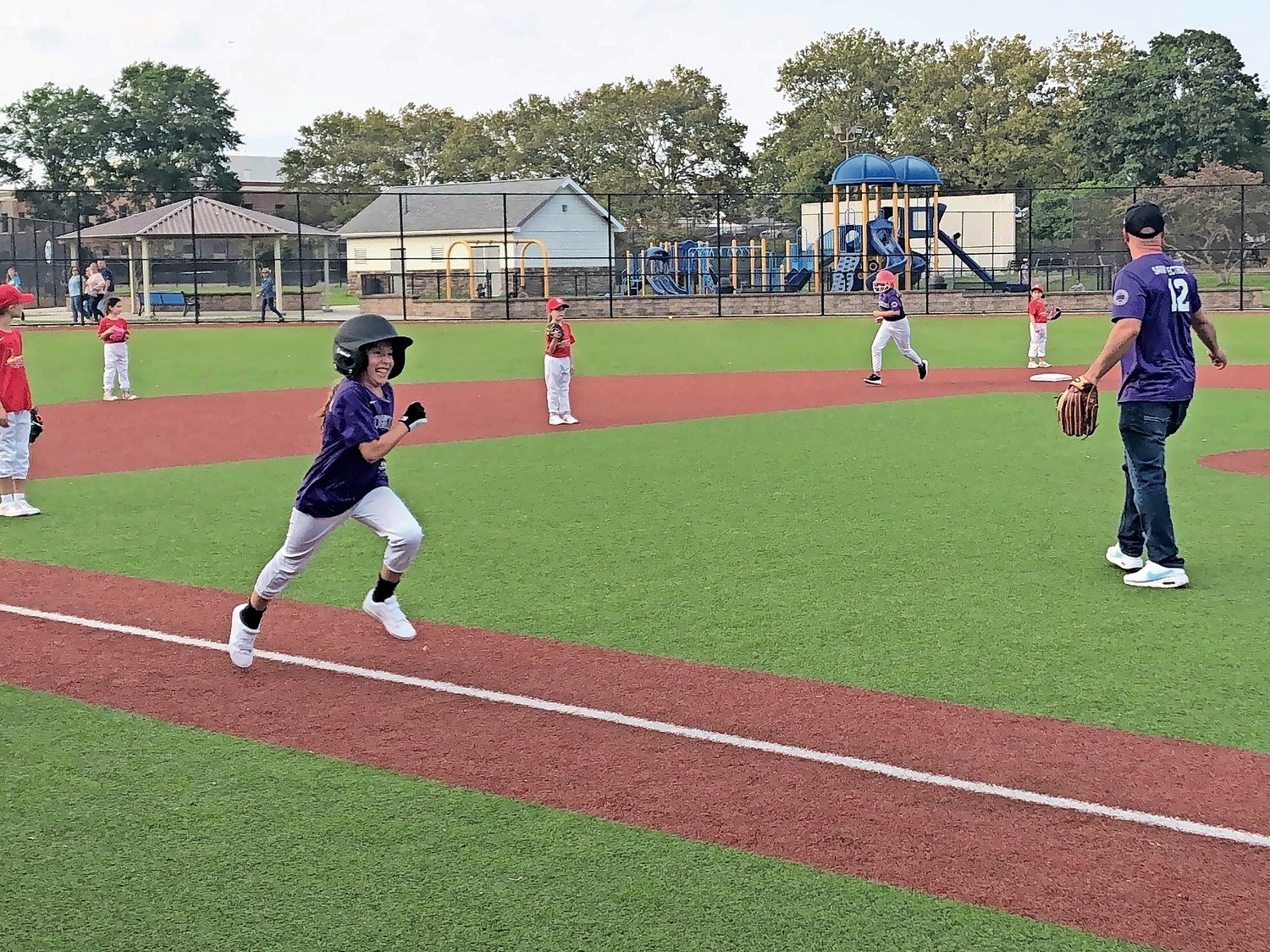 Girls playing softball again in the HewlettWoodmere Little League